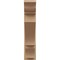 Ekena Millwork 8-in W x 34-in D x 34-in H Balboa Trad Rough Cedar Woodgrain TimberThane Outlooker, Primed Tan OUTUR080X34X34BOA04RCPR - alternate 6